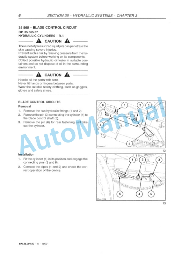 Alternative view of New Holland BB940, BB960 Big Baler Repair Manual 6046609100