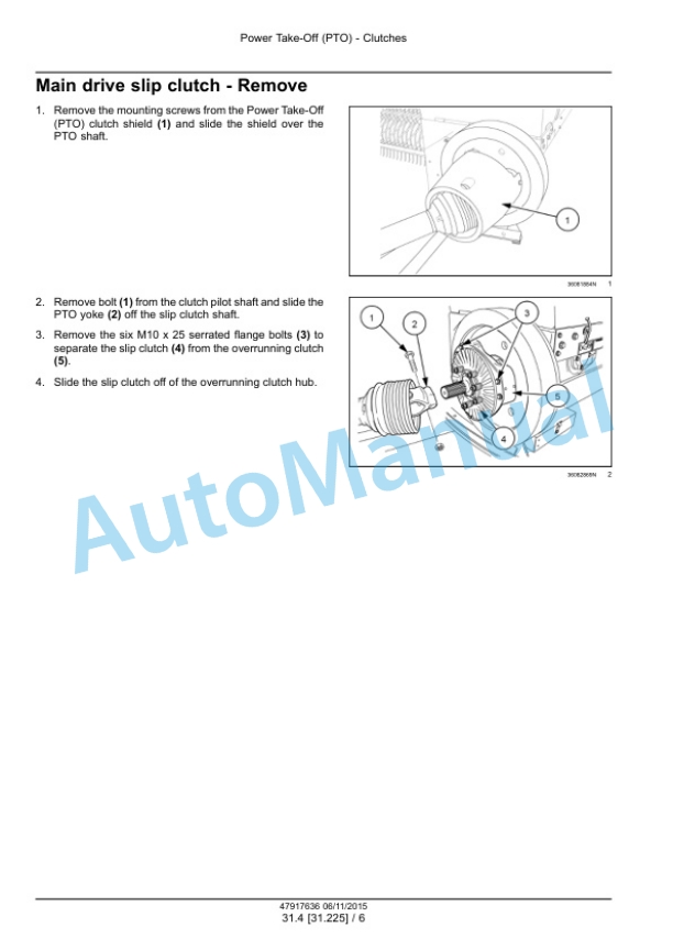 New Holland BC5050, BC5060, BC5070, BC5070 Hayliner, BC5080 Square Baler Service Manual 47917636-2