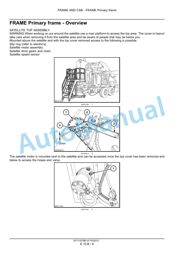 New Holland BR6090 Combi Service Manual 87711078B-4