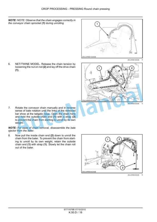 New Holland BR6090 Combi Service Manual 87711078B-5