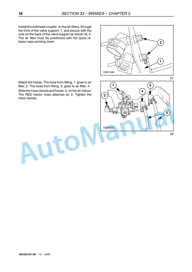 Alternative view of New Holland BR740A, BR750A Round Baler Repair Manual 6046624100