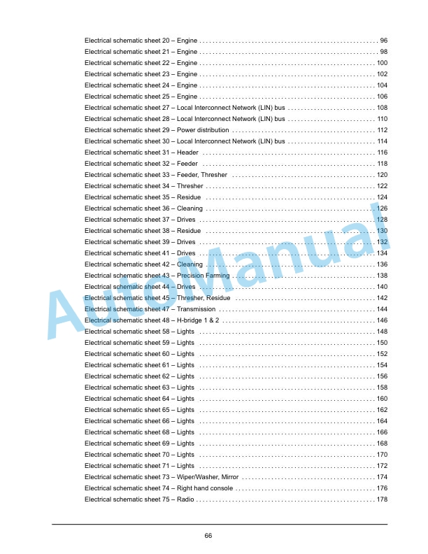 New Holland CR6.80, CR6.90, CR7.90, CR8.90, CR9.90 Tier 4B Final Combine Service Manual 47878241-3