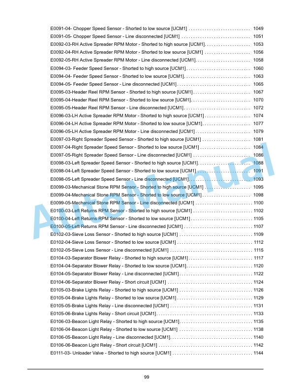 New Holland CR6.80, CR6.90, CR7.90, CR8.90, CR9.90 Tier 4B Final Combine Service Manual 47878241-4