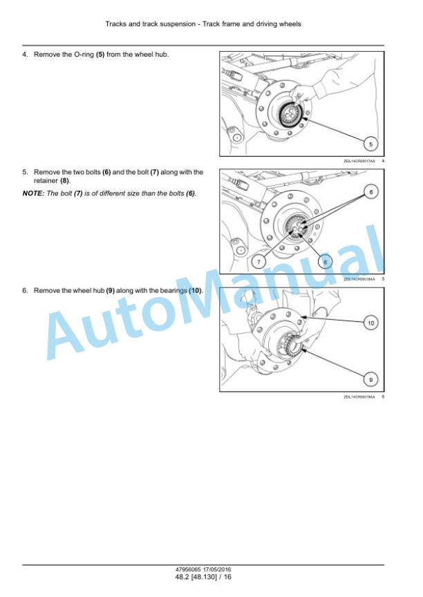 Alternative view of New Holland CR8.90, CR9.90, CX8.90 Tier 4A, CR10.90, CX8.80 Tier 4B Final Combine Service Manual 48017724