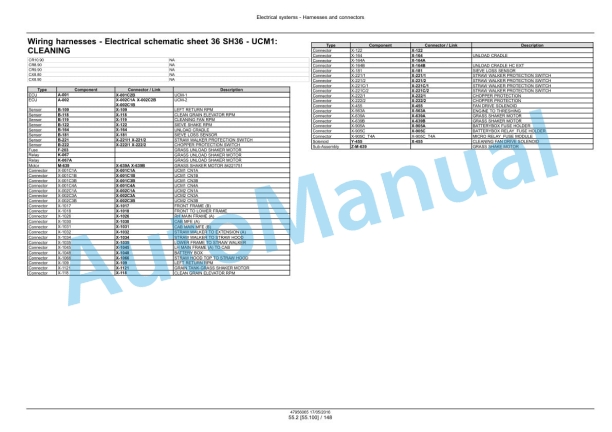 New Holland CR8.90, CR9.90, CX8.90 Tier 4A, CR10.90, CX8.80 Tier 4B Final Combine Service Manual 48017725-4