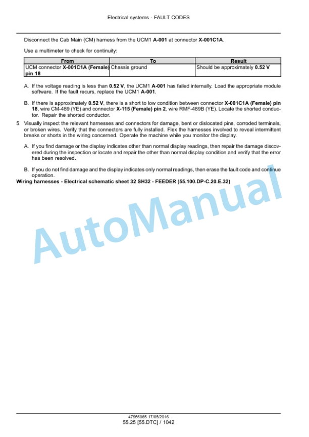 New Holland CR8.90, CR9.90, CX8.90 Tier 4A, CR10.90, CX8.80 Tier 4B Final Combine Service Manual 48017731-4