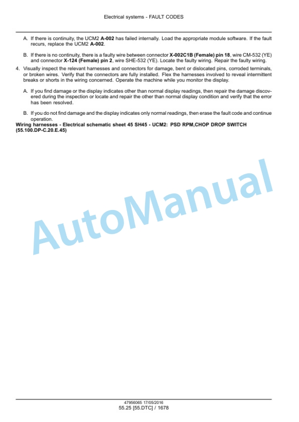 New Holland CR8.90, CR9.90, CX8.90 Tier 4A, CR10.90, CX8.80 Tier 4B Final Combine Service Manual 48017733-5