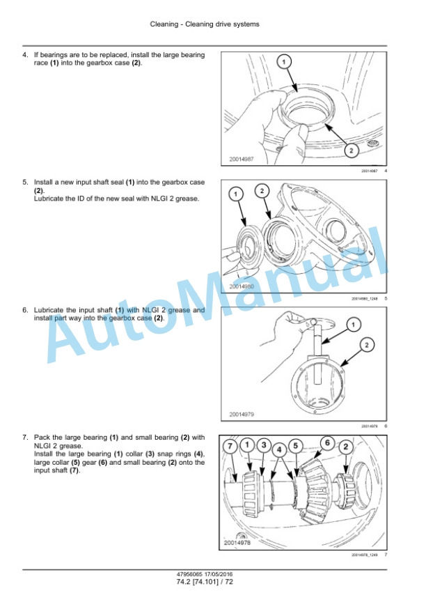 Alternative view of New Holland CR8.90, CR9.90, CX8.90 Tier 4A, CR10.90, CX8.80 Tier 4B Final Combine Service Manual 48017738