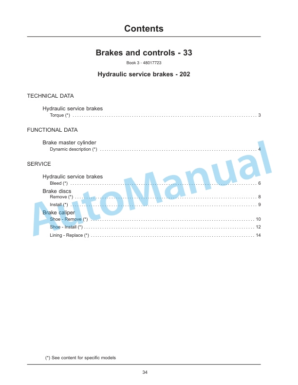 New Holland CR8.90, CR9.90, CX8.90 Tier 4A, CR10.90, CX8.80 Tier 4B Final Combine Service Manual 48017739-2