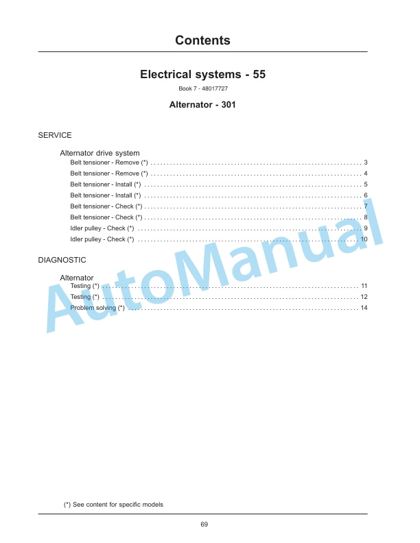 New Holland CR8.90, CR9.90, CX8.90 Tier 4A, CR10.90, CX8.80 Tier 4B Final Combine Service Manual 48017739-3