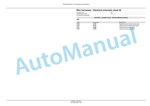 New Holland CR9090, CX8080, CX8090 Elevation Tier 4A Combine Service Manual 47712612-2