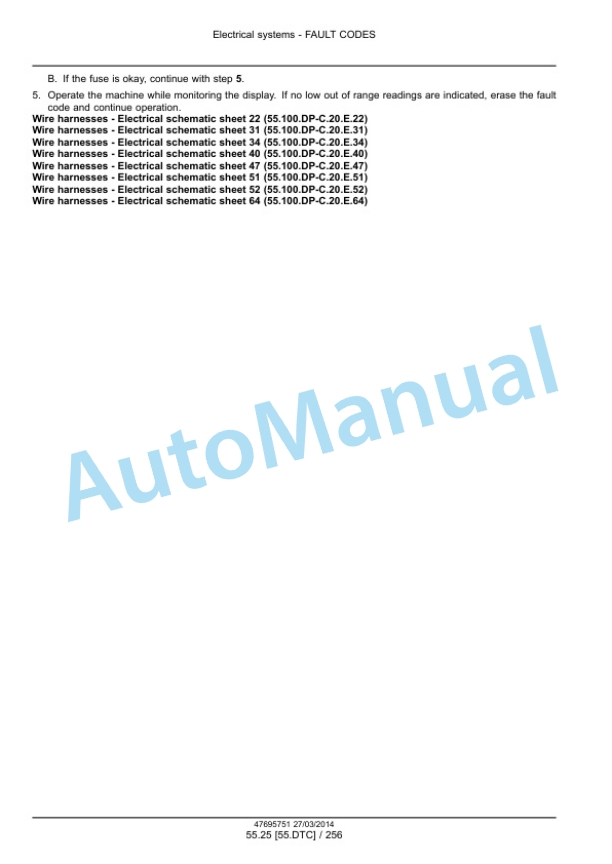 New Holland CR9090, CX8080, CX8090 Elevation Tier 4A Combine Service Manual 47712616-4