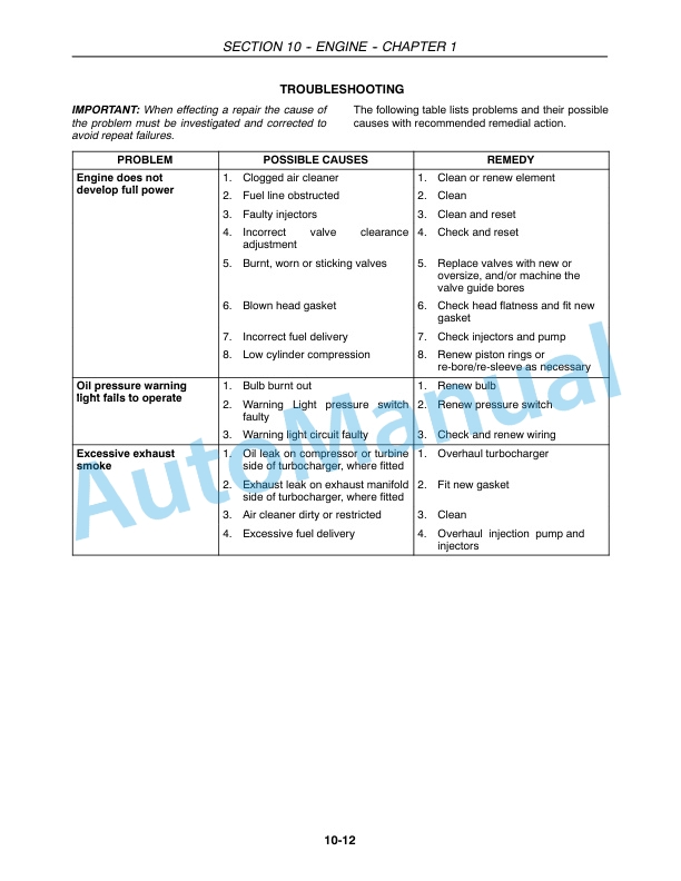 New Holland CR920, CR940, CR960, CR970 Combine Repair Manual 87600553-2