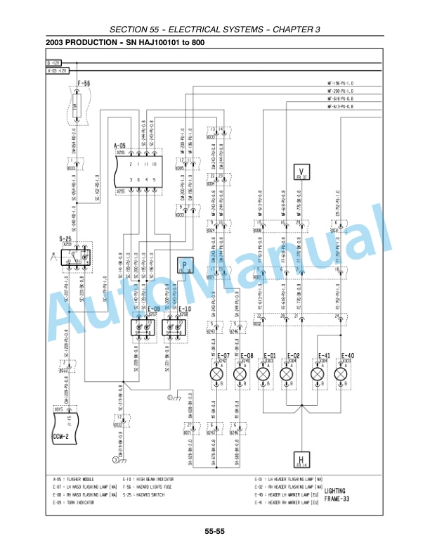 New Holland CR920, CR940, CR960, CR970 Combine Repair Manual 87600559-3