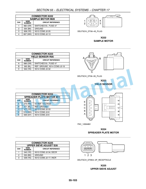 New Holland CR920, CR940, CR960, CR970 Combine Repair Manual 87600562-5