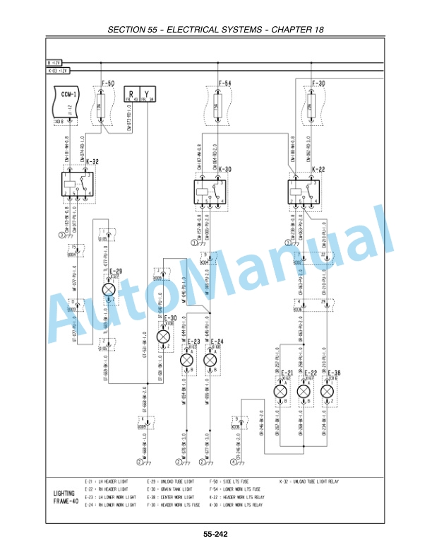 New Holland CR920, CR940, CR960, CR970 Combine Repair Manual 87600563-5