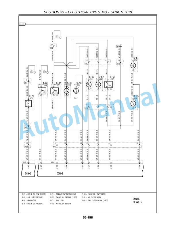 New Holland CR920, CR940, CR960, CR970 Combine Repair Manual 87600564-3