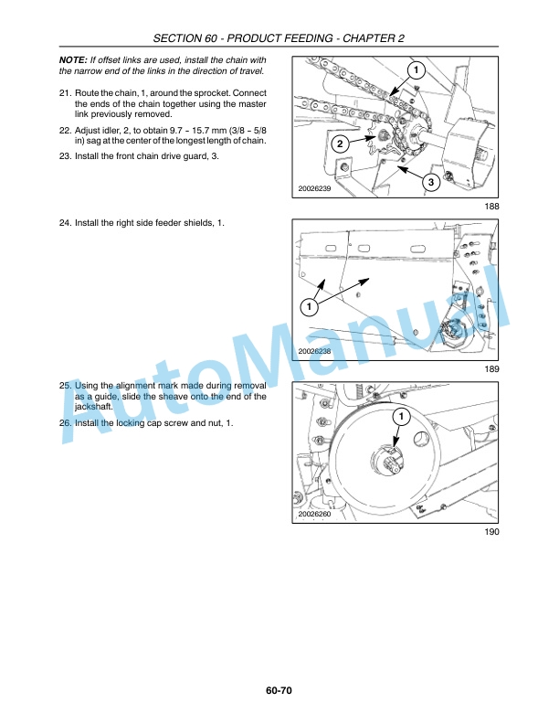New Holland CR920, CR940, CR960, CR970 Combine Repair Manual 87600567-3