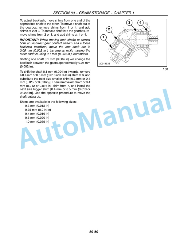 New Holland CR920, CR940, CR960, CR970 Combine Repair Manual 87600569-2