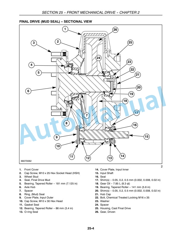 New Holland CR940, CR960, CR970 Combine Repair Manual 87682454-2