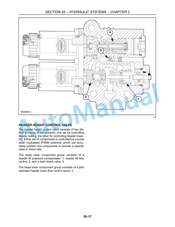 New Holland CR940, CR960, CR970 Combine Repair Manual 87682455-2