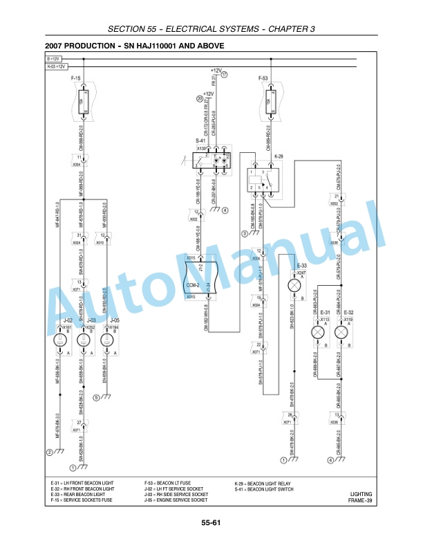 New Holland CR940, CR960, CR970 Combine Repair Manual 87682456-4