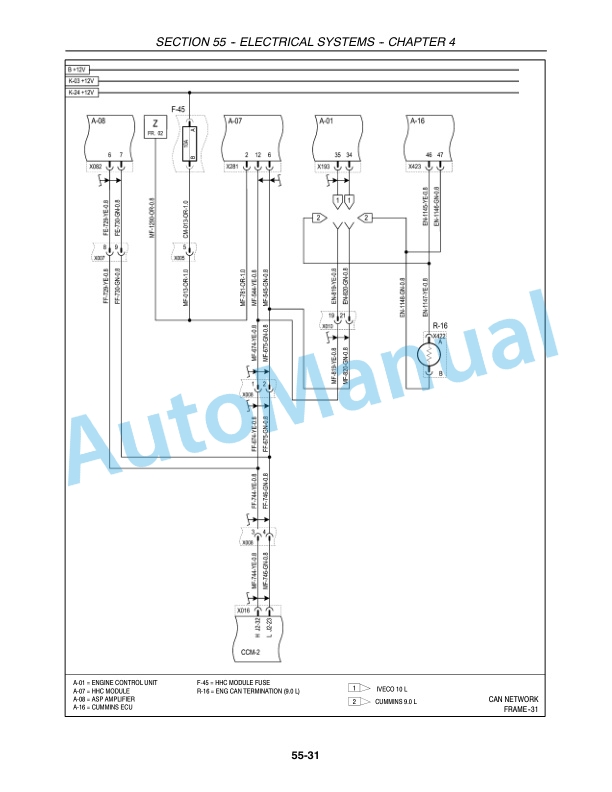 New Holland CR940, CR960, CR970 Combine Repair Manual 87682456-5