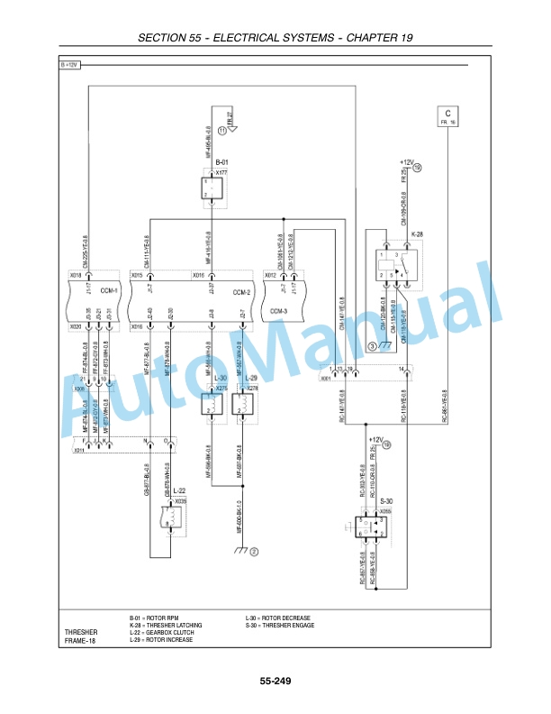 New Holland CR940, CR960, CR970 Combine Repair Manual 87682460-5