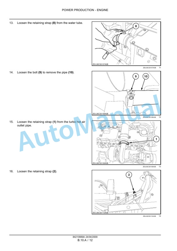 New Holland CSX7000 Service Manual 84210989A-3