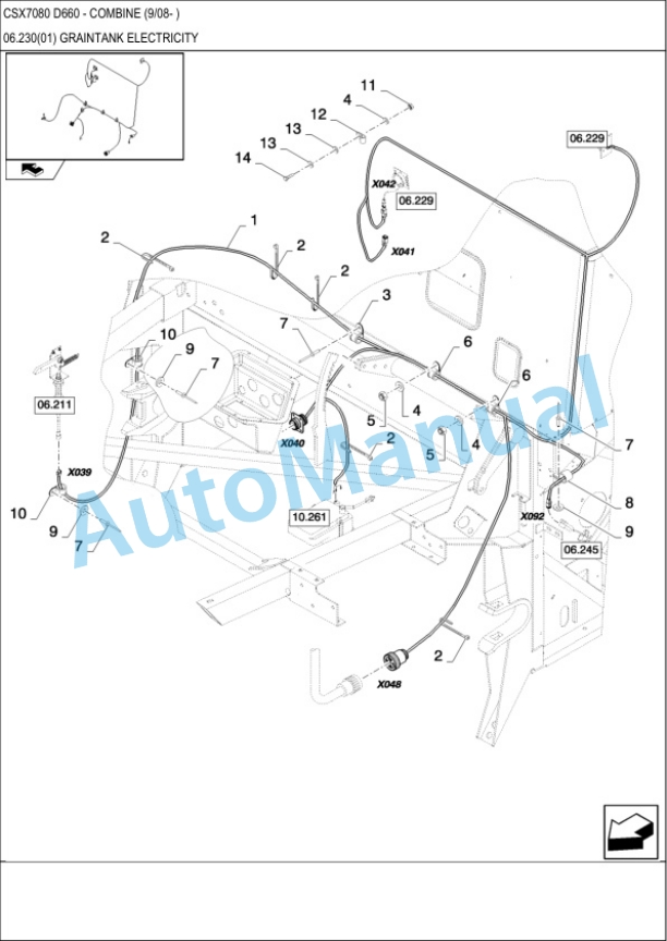 New Holland CSX7080 D660 Combine Operation and Maintenance Manual-2