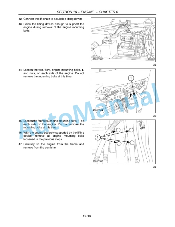 New Holland CX Series Repair Manual 86978874-4