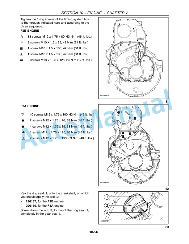 New Holland CX Series Repair Manual 86978874-5