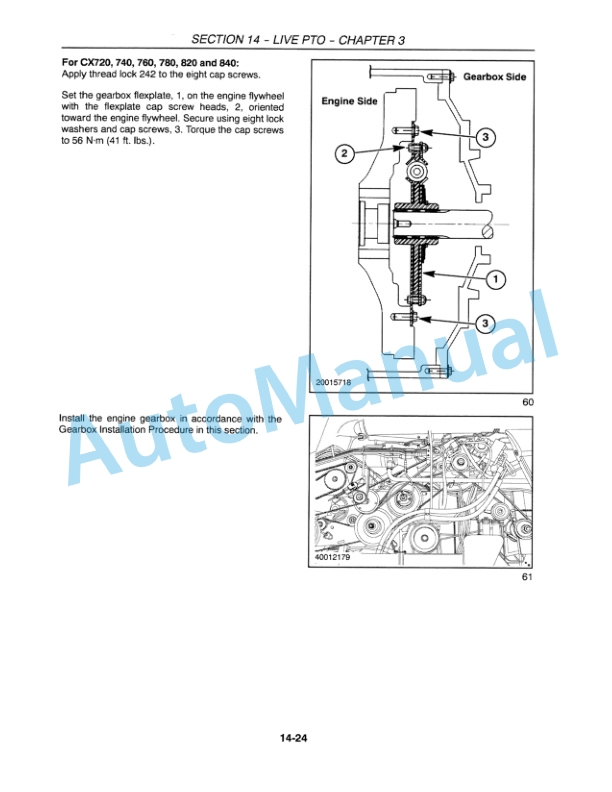 New Holland CX Series Repair Manual 86978875-2