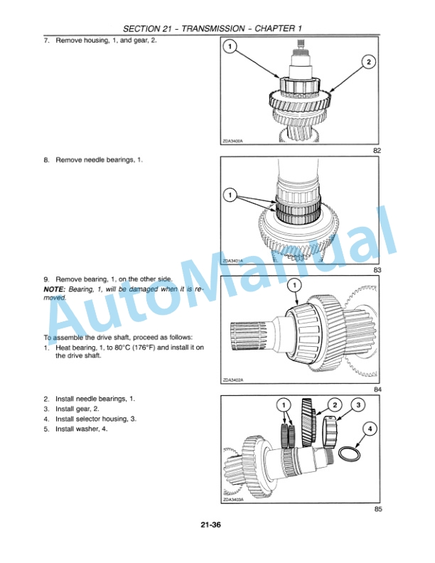 New Holland CX Series Repair Manual 86978875-3