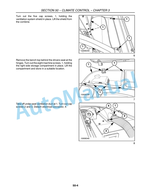 New Holland CX Series Repair Manual 86978876-5