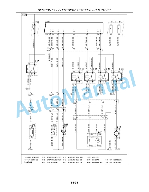 New Holland CX Series Repair Manual 87360004-2