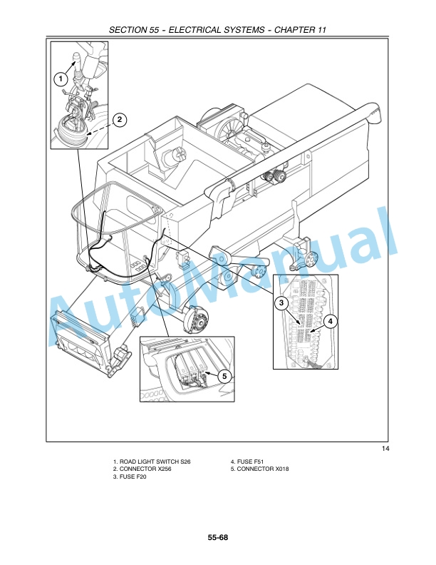 New Holland CX Series Repair Manual 87360006-2