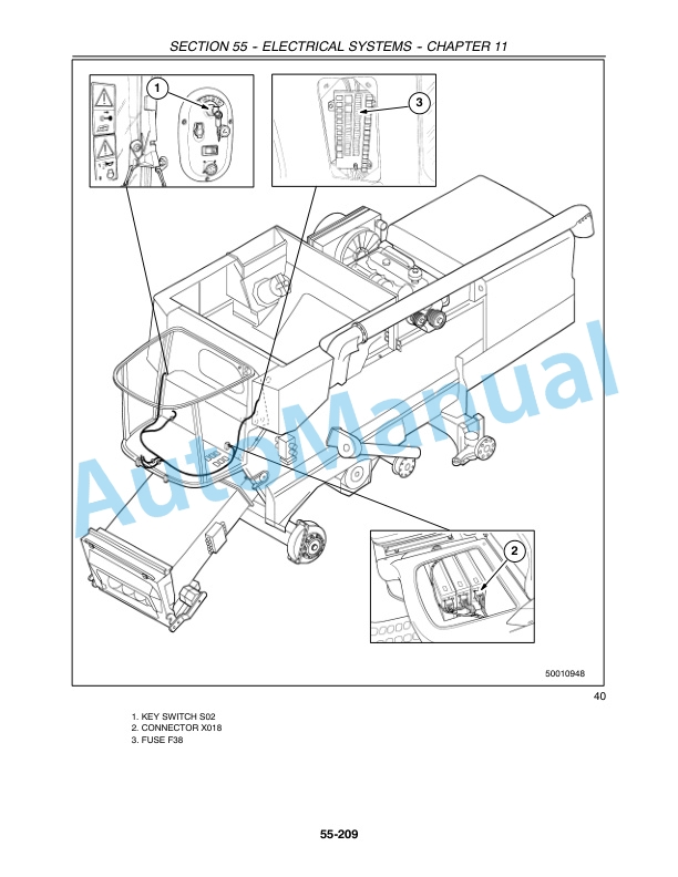 New Holland CX Series Repair Manual 87360006-4