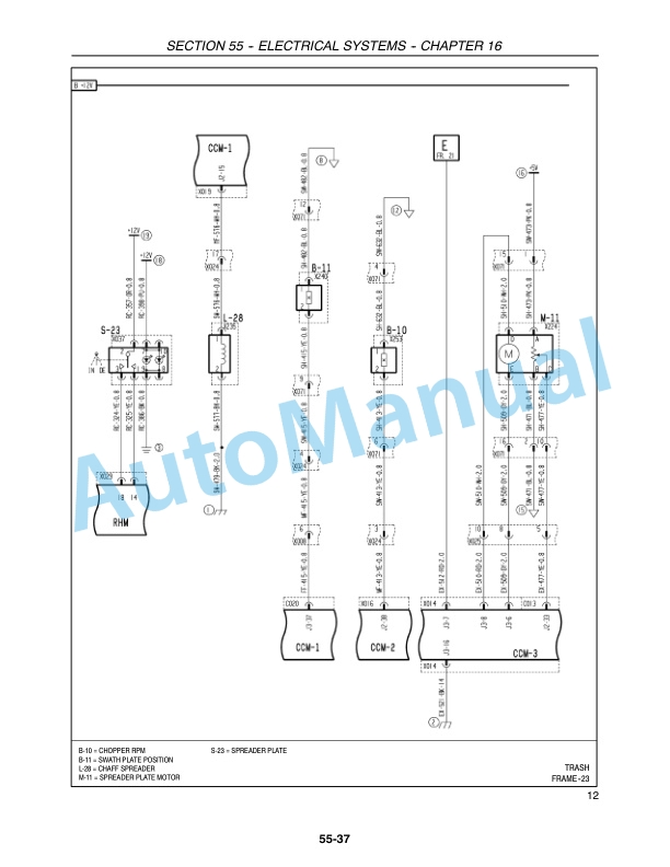 New Holland CX Series Repair Manual 87360011-2
