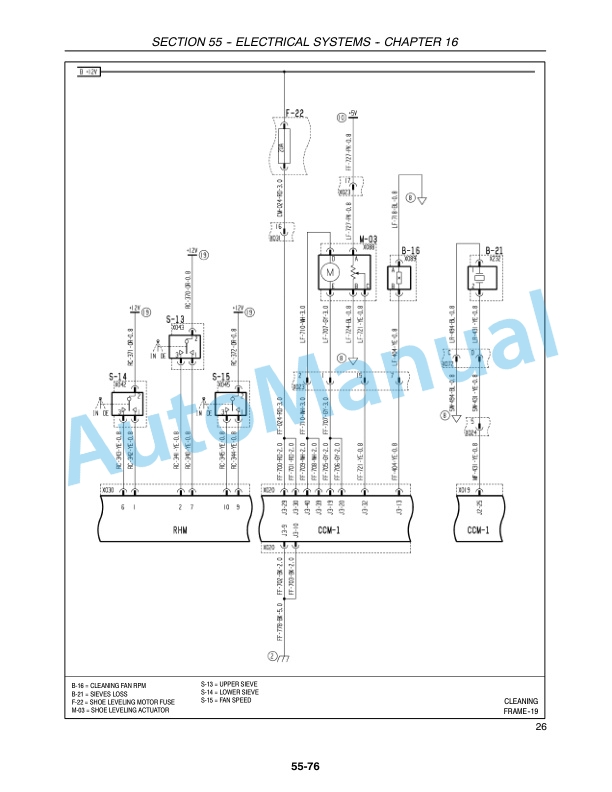 New Holland CX Series Repair Manual 87360011-3