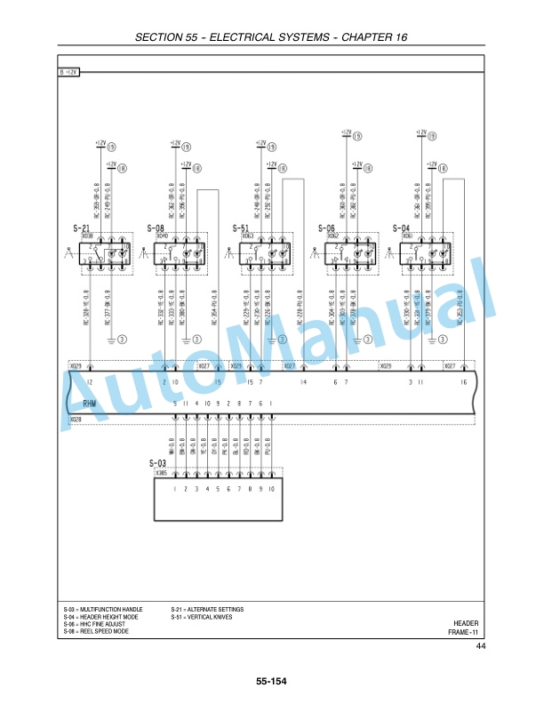 New Holland CX Series Repair Manual 87360011-5
