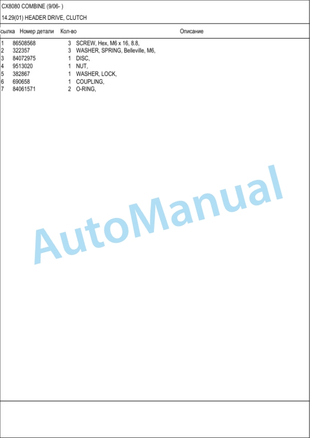 New Holland CX8080 Combine Operation and Maintenance Manual-4