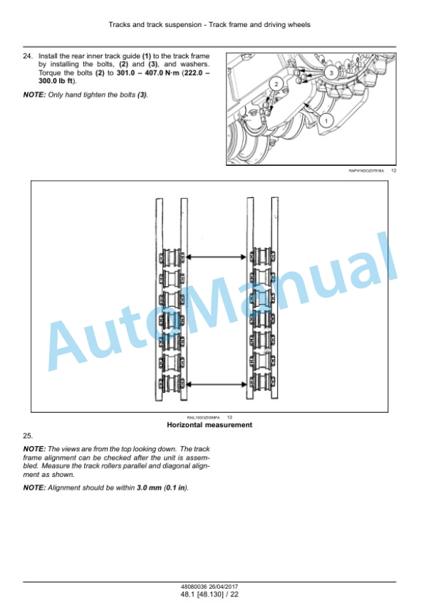 Alternative view of New Holland D125C Tier 2 Crawler Dozer Service Manual 48080036