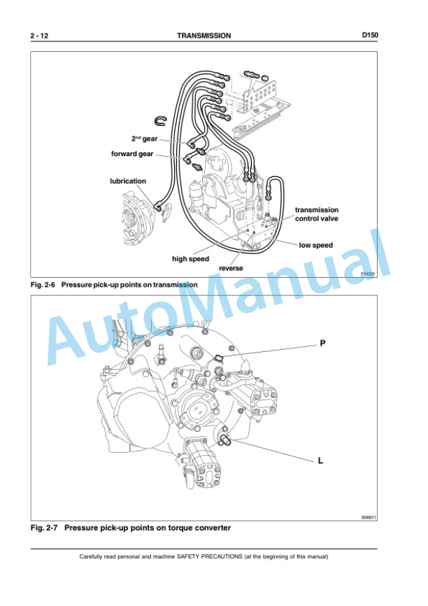 Alternative view of New Holland D150 Crawler Dozer Workshop Manual 6041351700