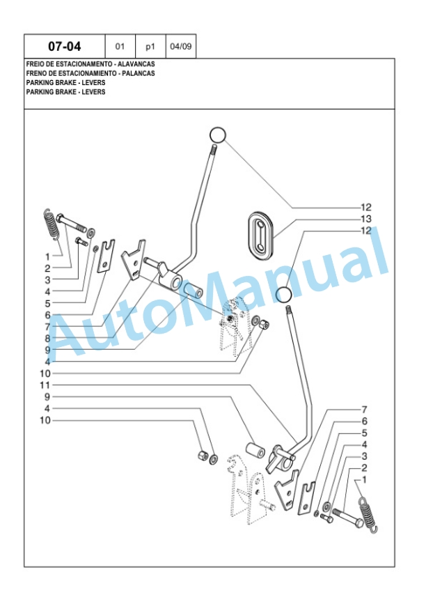 New Holland D150B Crawler Tractor Parts Catalogue 84282270 BR-4