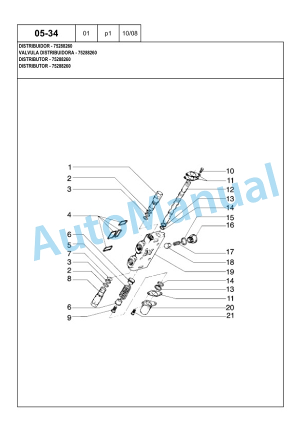 New Holland D170 Crawler Tractor Parts Catalogue 84224843 BR-5
