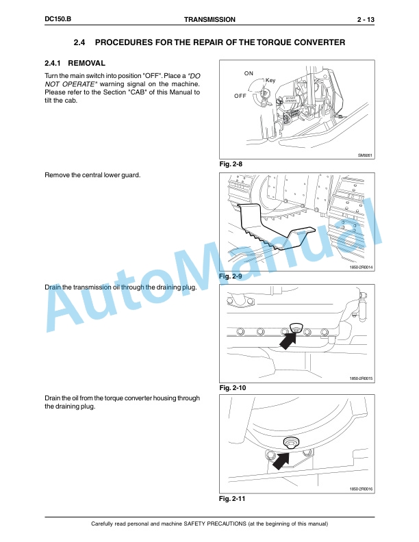 Alternative view of New Holland DC150.B Tier 2 Crawler Dozer Workshop Manual 6036708100