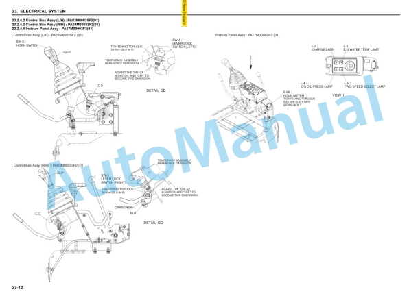 Alternative view of New Holland E10SR Mini Crawler Excavator Service Manual 84363846