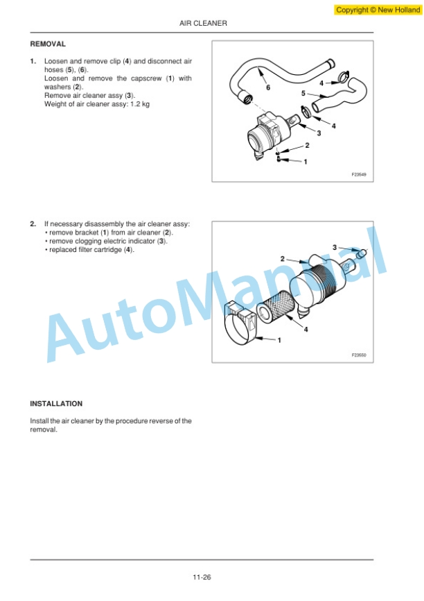 New Holland E16, E18 Excavator Workshop Manual 60413396-3