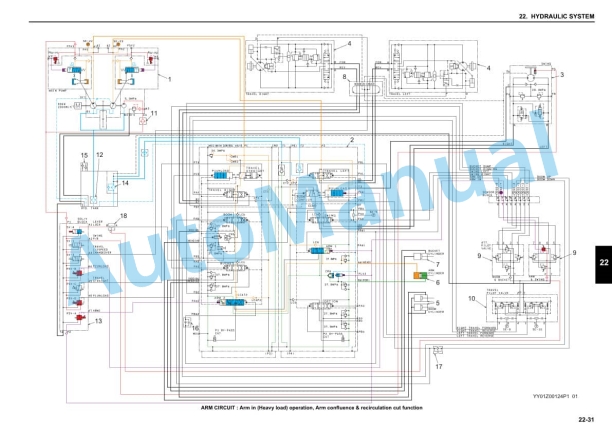 Alternative view of New Holland E160C Blade Runner Crawler Excavator Service Manual 47497833A